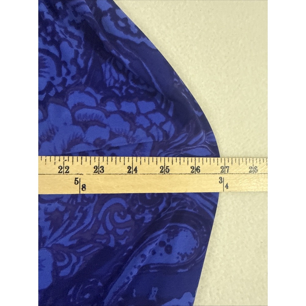Lauren Ralph Lauren Dress Maxi Floral Empire Waist Stretch Mature Resort Sz 14 - Picture 9 of 9